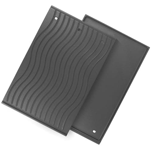 56040 56041 Grill Griddle Replacement Parts for Napoleon PRO 500 Prestige 500 Napoleon LEX Series Reversible Cast Iron Griddle Insert BBQ Grill Accessories