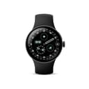 Google Pixel Watch 4 (41 mm) – Android-Smartwatch mit gewölbtem Display und Fitness-Tracking und Unterstützung von Gemini – Aluminiumgehäuse in Matte Black – Sportarmband in Obsidian – LTE - 3