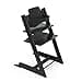 Stokke Tripp Trapp High Chair, Black, Includes Chair + Baby Set2 for Children from 6-36 Months, Adjustable, Ergonomic and Easy to Clean - 1