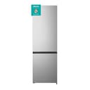 Hisense RB343D4CDE - Frigorífico Combi Cíclico, 269L, Class E, Ancho 55cm x Alto 180cm, Puerta Reversible, Apertura de Puertas 90º, Iluminación Led, Cajón Frutas y Verduras, Gran Capacidad, Inox - 1