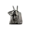 Cheval Firenze Algedi Handtasche, echtes Leder, hergestellt in Italien, hellgrau - 3