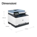 HP Color LaserJet Pro 3302fdw 499Q8F, Stampante Multifunzione A4, Stampa Fronte e Retro Automatico, 25 ppm B/N e a Colori, USB, Wi-Fi, Ethernet, Fax, Copia, Scansiona, ADF da 50 Fogli, Smart, Blu - 10