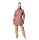 Columbia Heavenly Long Hooded Jacket Chaqueta Acolchada con Capucha, Fig, S para Mujer - 3