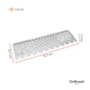 Grillrost.com Das Original Edelstahl Multistation | Warmhalterost für Napoleon Prestige 500 | mit Drumstick Halterung | 3mm stark - 3