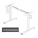 FLEXISPOT Escritorio Elevable Eléctrico Marco de Escritorio de Altura Regulable, Standing Desk Mesa Elevable Eléctrico con 2 Ganchos 4 Botones de Memoria-Blanco - 1