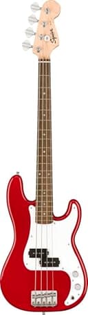 Squier by Fender Electric Mini Precision Bass, Dakota Rojo, Incluye cursos virtuales gratuitos en Fender Play - 1