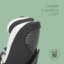 Maxi-Cosi Rivestimento Seggiolino Auto in cotone organico per Emerald 360 S, Copri seggiolino per bambini, Morbido, Materiale traspirante che assorbe l'umidità, Lavabile in lavatrice, Natural White - 4