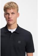 BOSS Mens Passenger Stretch-Cotton Slim-fit Polo Shirt with Logo Patch - 5