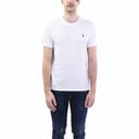 Polo Ralph Lauren Herren Slim Fit T-Shirt Tee - Shirts 710680785003, Einfarbig, Gr. Large, Weiß (White A1000) - 1