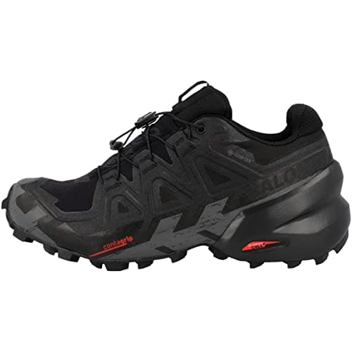 SALOMON Speedcross 6, Sneaker Donna, Black Black Phantom, 38 EU