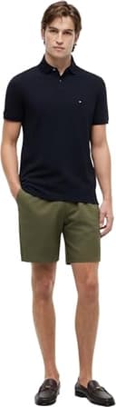 Tommy Hilfiger Maglietta Polo Maniche Corte Uomo 1985 Regular Fit, Blu (Desert Sky), S - 5