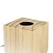 Cube table lamp in wood, E27 base compatible, IP20, 60W max power - 5