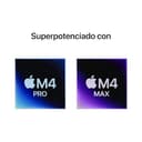 Apple MacBook Pro portátil con Chip M4 MAX, CPU 16 núcleos, GPU 40 núcleos: diseñado para Apple Intelligence, Pantalla Liquid Retina XDR 16,2″, 48 GB Memoria unificada, 1 TB de SSD, Negro Espacial - 3
