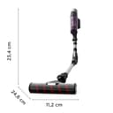 Rowenta X-Force Flex 9.60 Allergy Parquet, Aspirapolvere Senza Fili con Tecnologia Flex e Luce LED, 100 Air Watt, Design Leggero 1.1Kg, 45 Min Autonomia, RH2047 - 8