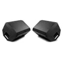 Vonyx VSA12 Conjunto 2 monitores Escenario Activos 1600W con entradas micrófono Guitarra línea, biamplificados, Carcasa ABS Resistente, Sonido Profesional en Directo - 1