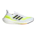 adidas Ultraboost 21 Running Shoes, Scarpe da Corsa Uomo, Bianco Nero Giallo Solare, 41 1/3 EU - 2