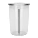 Glass Milchbehälter perfekte Kompatibel mit Jura, Glas-Milchbehälter 0,5 L (72570) mit Milchschlauch, Universell für Die Meisten Jura coffee machine e6/e8/z10, 9,2 x 9,2 x 13,5 cm - 1