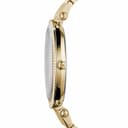 Michael Kors Damen Quartz Armbanduhr, 39.00mm GehäusegröÃŸe mit champagnerfarben analog Zifferblatt und Gold Metallarmband Armband MK3191 - 2