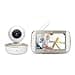 Motorola Nursery VM50G Videocamera Baby Monitor, Display 5 pollici, Ninnananna, Comunicazione Bidirezionale, Microfono Alta Sensibilità, Inclinazione e Zoom Digitale, Visione Notturna, Bianco o Oro - 1