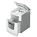 Leitz IQ Autofeed Small Office Cross Cut Paper Shredder P4, Automatic, 100 sheet, 34 Litre Bin Capacity, White, 80110000 - 1