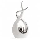 CESTATIVO Keramik Statue, Moderne Abstrakte Skulptur, Haus Deko, Tischdekoration für Wohnzimmer, Schlafzimmer, Esszimmer, Büro - 6