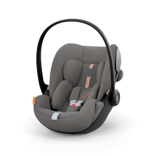 CYBEX Gold Seggiolino Auto Cloud G i-Size Plus, Incluso Riduttore per Neonati, Dalla Nascita fino a circa 24 Mesi, Per Bambini da 40 fino a 87 cm, Max. 13 kg, Lava Grey