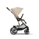 CYBEX Gold Balios S Lux Passeggino, Posizione Reclinabile Ergonomica, Sistema di Cinture con Una Sola Mano, Dalla Nascita Fino a 22 Kg (Circa 4 Anni), Almond Beige - 8