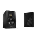 ADAM Audio T7V Studio Monitor for recording, mixing and mastering, Studio Quality Sound (Single) & WD 5TB My Passport Portable HDD USB 3.0 with software for device management - 1