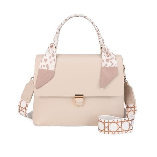 Gladdon Piccola borsa a tracolla da donna con 3 scomparti capienti, alla moda con cinghie a tracolla regolabili e rimovibili in tessuto jacquard.