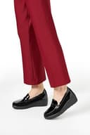 Geox Damen D ILDE Moccasin, Black, 39 EU - 2