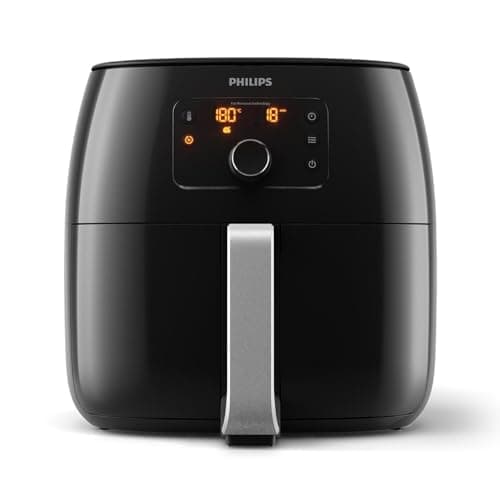 Philips Viva Collection Airfryer XXL with Fat Removal Technology, 2225W, Extra Large Size For Entire Family - HD9650/99, 1.4 KG Capacity, 2225 Watt, Black