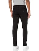 Armani Exchange 5 Pocket Stretch Twill Skinny Denim Jeans, Negro, 36 para Hombre - 2