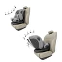 Kinderkraft I-GROW 2 PRO Seggiolino auto 0-36 kg, I-SIZE 40-150 cm, Seggiolino 360 girevole, con Isofix Base, Reclinabile Posizione sdraiata, Poggiatesta regolabile, Gruppo 0 1 2 3, Grigio - 6