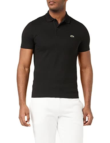 Lacoste Dh2050, Polo Uomo, Nero (Noir 031), Large (Taglia Produttore: 5)
