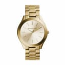Michael Kors - Slim Runway Three Hand con Correa de Acero Inoxidable en Tono Dorado para Mujer MK3179 - 1