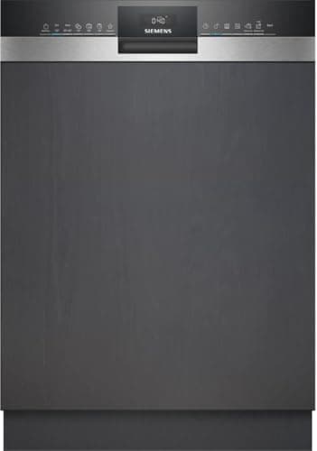Siemens SN53ES22AE, iQ300 - Lavastoviglie intelligente, 60 cm, Made in Germany, cestino portaposate, apertura della porta, tripla rackMatic, particolarmente silenziosa, varioSpeed, aquaStop