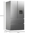 Haier HFW7720EWMP / French Door/Edelstahlfront / 477 Liter/MyZone Plus/Humidity Zone/Wasserspender/Smart Home: Integriertes Wi-Fi/Auch per hOn App steuerbar, 70 cm Breite - 10