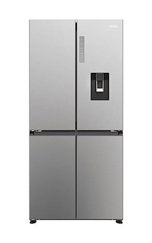 Haier CUBE 83 SERIE 3 HCR3818EWMM Frigorifero Frigorifero/Total No Frost/Distributore di acqua con serbatoio/Inverter Compressore/XL Slim Line Air Surround/Frontale in acciaio inox