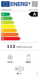 LG GBBS726AMB Frigorifero Combinato Classe A, Larghezza 60 cm Fit & Max, Raffreddamento Ottimizzato con AI Saving, Total No Frost, Door e Linear Cooling, 375 L, Smart Inverter, Wi-Fi, Metal Sorbet - 19