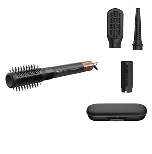 Rowenta Air Shape, Spazzola ad Aria Calda per Asciugatura Rapida e Styling a Tecnologia Ionica, 3 Velocità/Temperature, UB9820