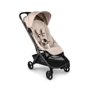 Bugaboo Butterfly 2 Lightweight Travel Stroller Cabin Size, One-Hand Fold Portable Pushchair, Baby Buggy with Reclining Seat, Storage Basket, Carry Strap – from 6 Months to 4 Years – Desert Taupe - 1