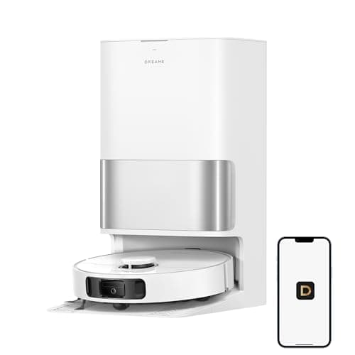 DREAME L40 Ultra A Robot Aspirapolvere e Lavapavimenti con Svuotamento Automatico della Polvere e Doppio Sistema Antigroviglio, Aspirazione da 24.000 Pa, Sollevamento dei Panni di Lavaggio da 10,5 mm