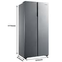 COMFEE ' RCS609IX2 American Fridge-Freezer 460 L(271+189)/No Frost/Compressor Inverter/177 cm height/Cooling/189 L Freezing/Double Control/SuperCool, Inox [Energy Class E] - 5