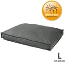 jamaxx-pets® Premium Hundekissen Hundematte Canvas Waschbar Orthopädisch Memory Foam Visco-elastische Füllung, Weiches Hundebett kleine Hunde PDB1007 (grau, L 90 x B 70 x H 15 cm) - 7