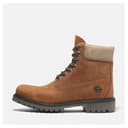 Timberland Men's 6" Premium Waterproof Boot, Medium Orange Full Grain, 8 Wide - 8