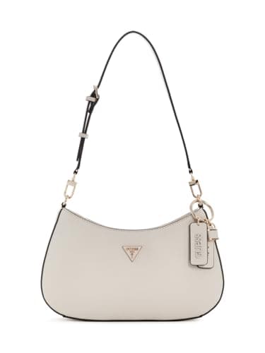 GUESS Noelle II Top Zip Shoulder Bag Bone