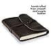 Antony Olivier Genuine Leather Diary | Unlined Paper Premium Quality | Leather Travel Diary Notebook | Refillable | Men, Women & Students | Classic Dark Brown | 21 x 16 cm (Close to A5) - 2