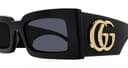 Gucci GG1425S-001-54 - Occhiali da sole Femminile - Brillante Solid Black - 4