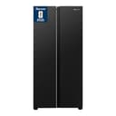 Fridgemaster MS83430EB Freestanding Slim American Side by side Door Fridge Freezer 441L, Total No Frost, Inverter compressor, Black, 83.2x178.0cm, Energy Rating E - 1