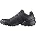 Salomon Speedcross 6, Sneaker Mujer, Negro/Negro/Fantasma, 38 EU - 4